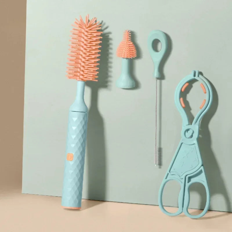 Rotating Baby Bottle Brush Cleaner