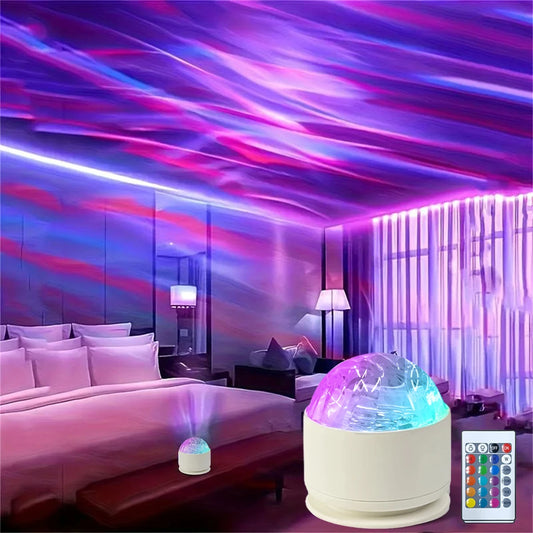 Remote Control Ripple LED Projector