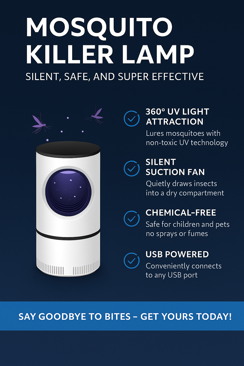 Best Mosquito Killer Lamp in 2025 – Silent, Safe & Super Effective