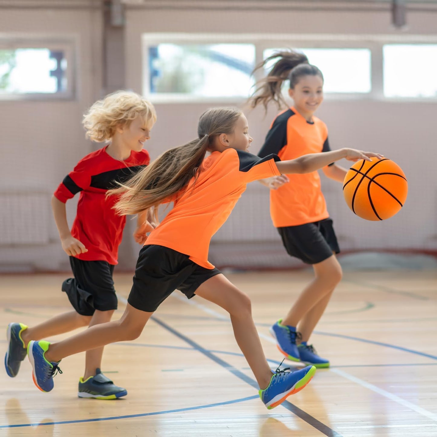 Silent Basketball for indoor Fun aand practice (sizes No.7-9.4 Inches)
