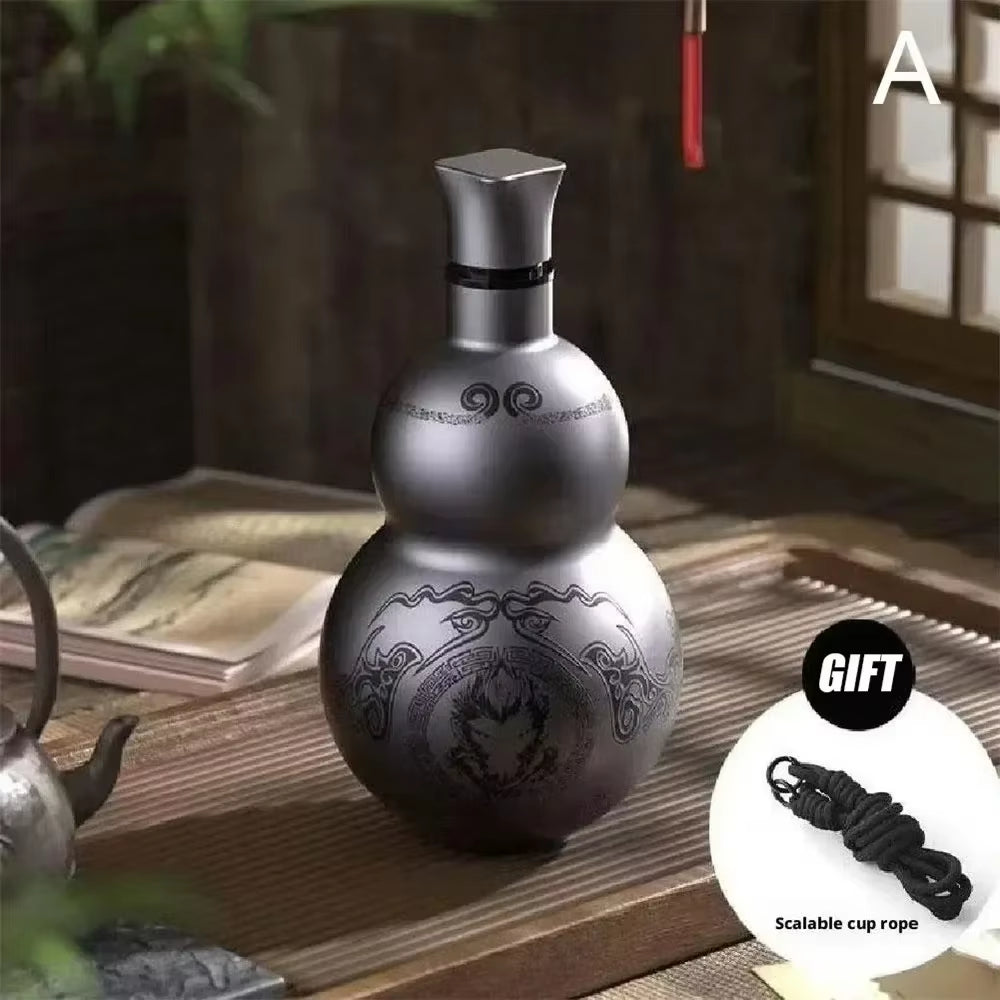 Black myth Wukong 500ML  Gourd Water Bottle 