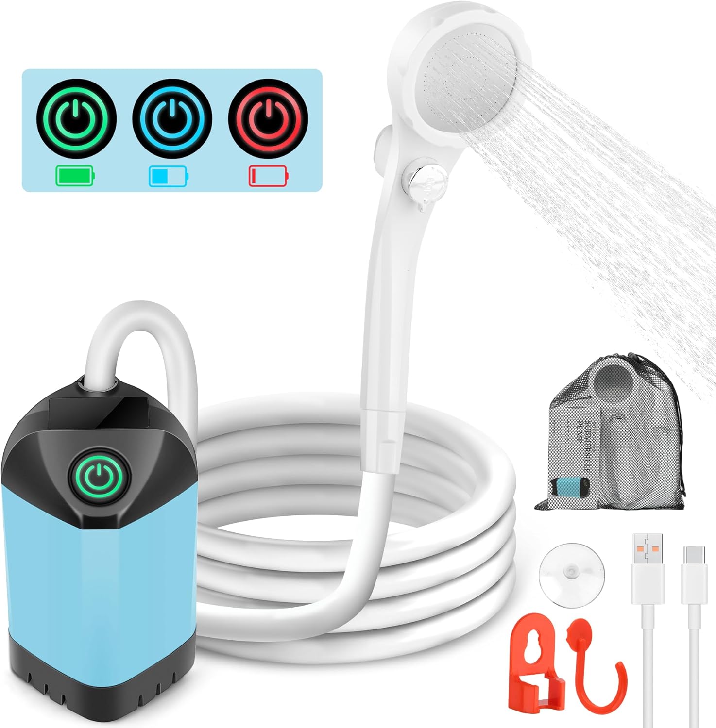 Portable Rechargeable Shower 