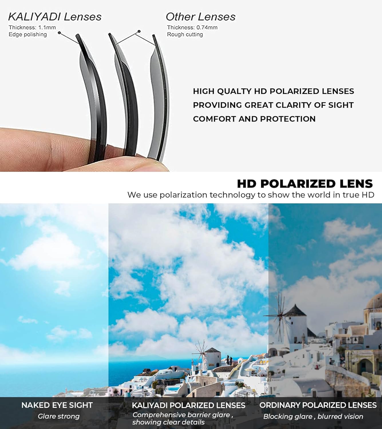 Polarized UV Sunglasses (Unisex 3 Pack)