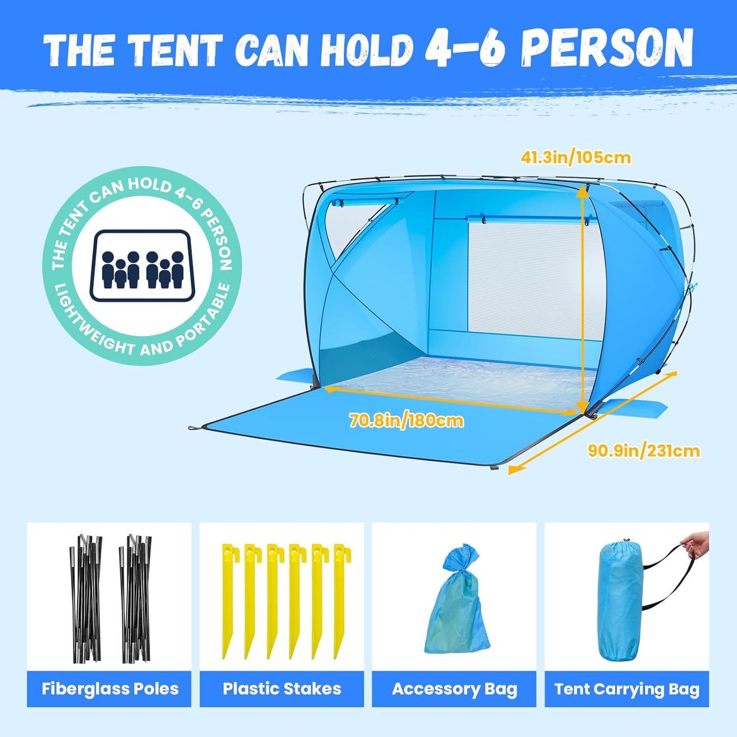 Foldable UV Protection Sun Tent