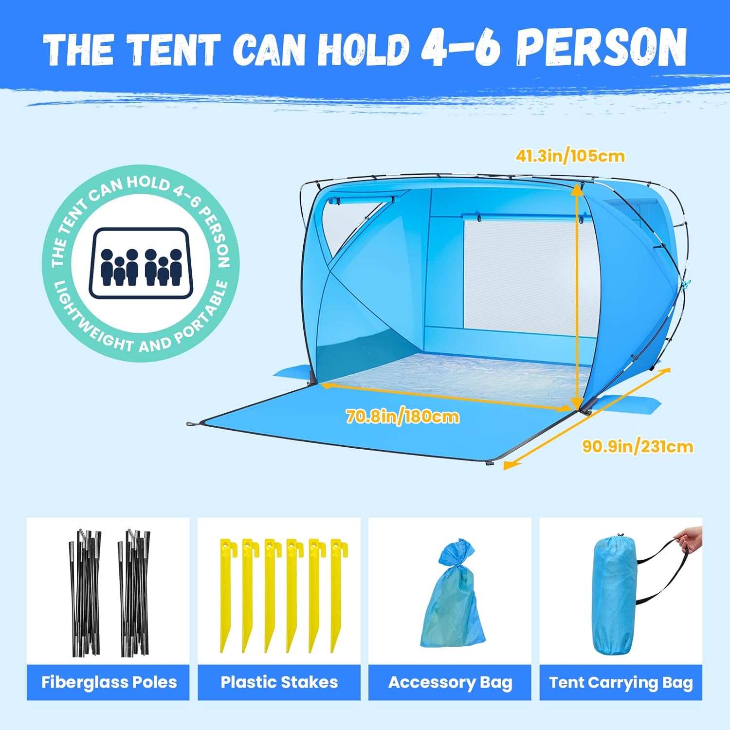 Foldable UV Protection Sun Tent
