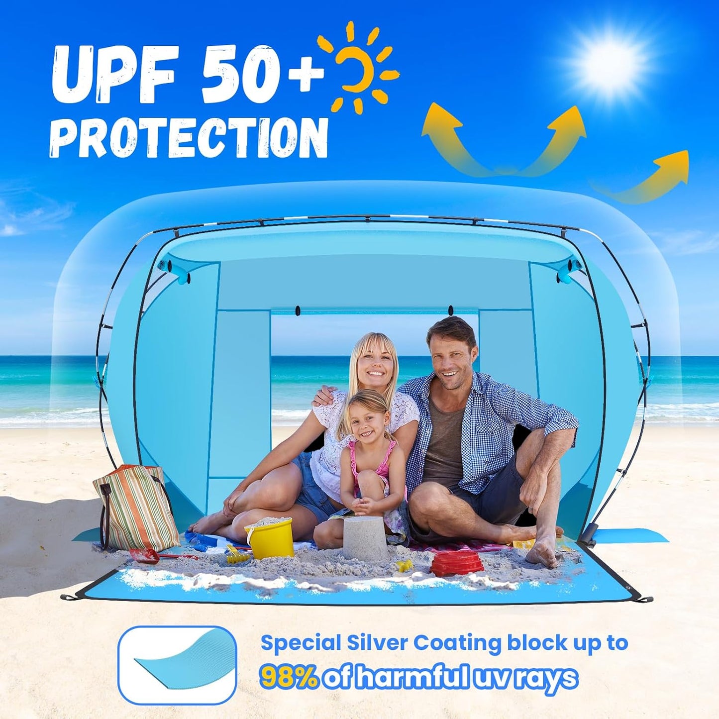 Foldable UV Protection Sun Tent