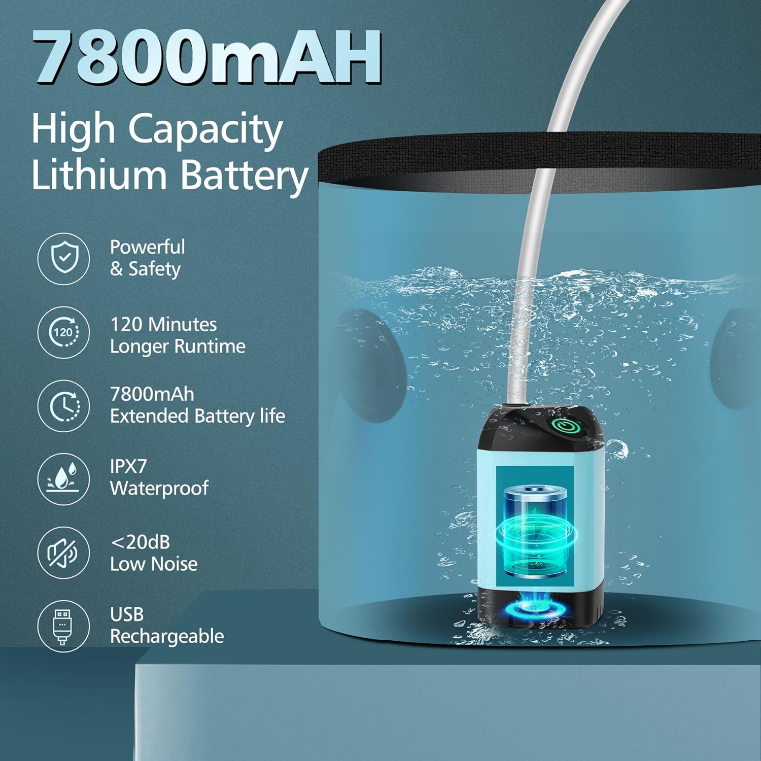 Portable Rechargeable Shower 