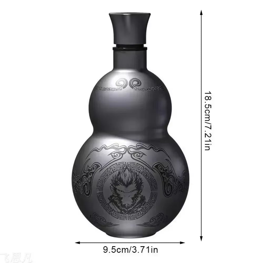 Black myth Wukong 500ML  Gourd Water Bottle 