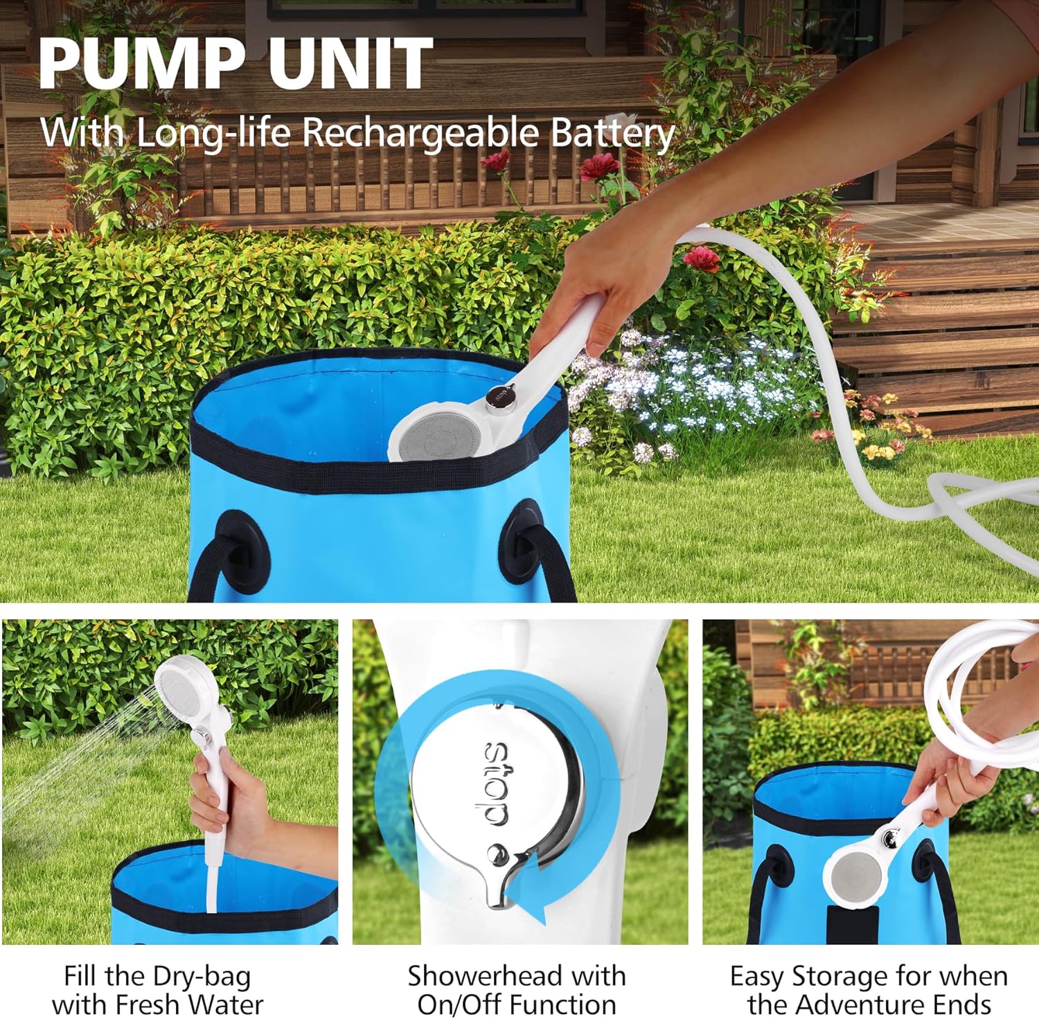 Portable Rechargeable Shower 