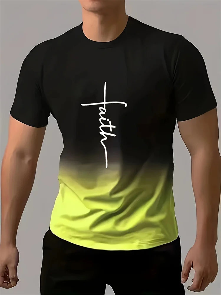 Faith & Color Men’s Summer T – Shirt