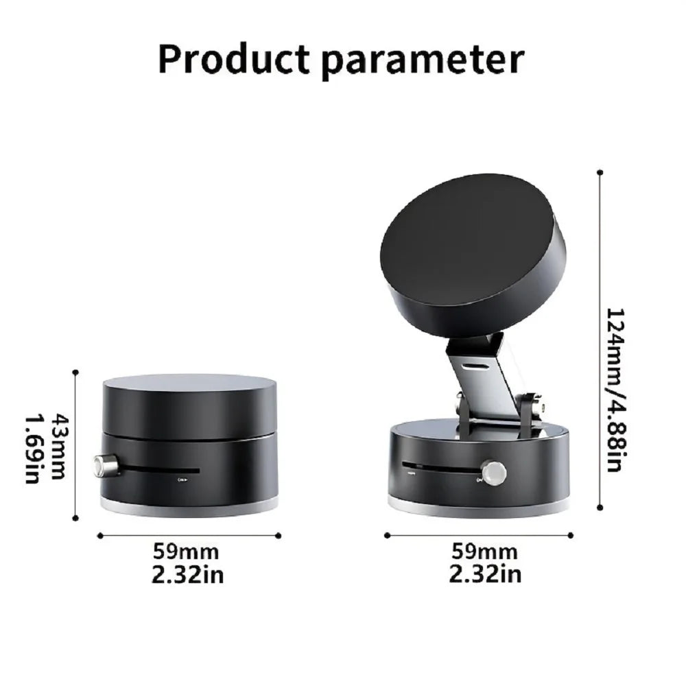 Vacuum Magnetic Magnetic Phone stand, Foldable,retractable and strong magnet Multi-Use  Phone Holder