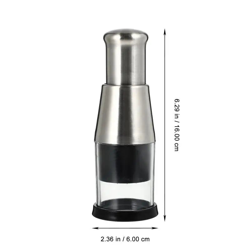 Mini Multifunctional Veggie chopper - portable onions,garlic and salad slicer with container
