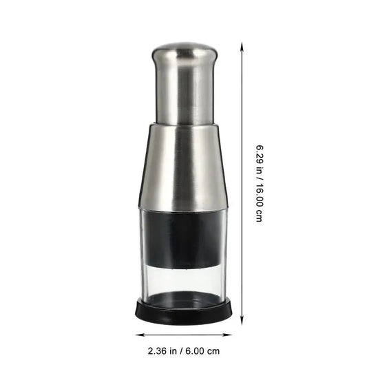 Mini Multifunctional Veggie chopper - portable onions,garlic and salad slicer with container