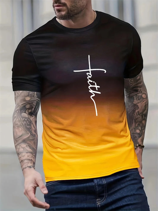 Faith & Color Men’s Summer T – Shirt