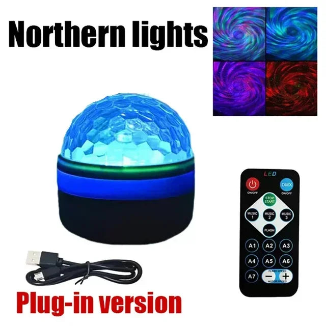 Remote Control Ripple LED Projector