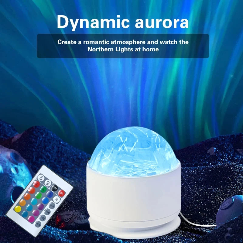 Remote Control Ripple LED Projector