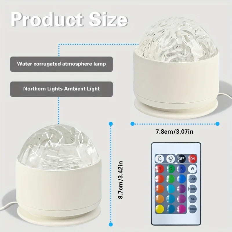 Remote Control Ripple LED Projector