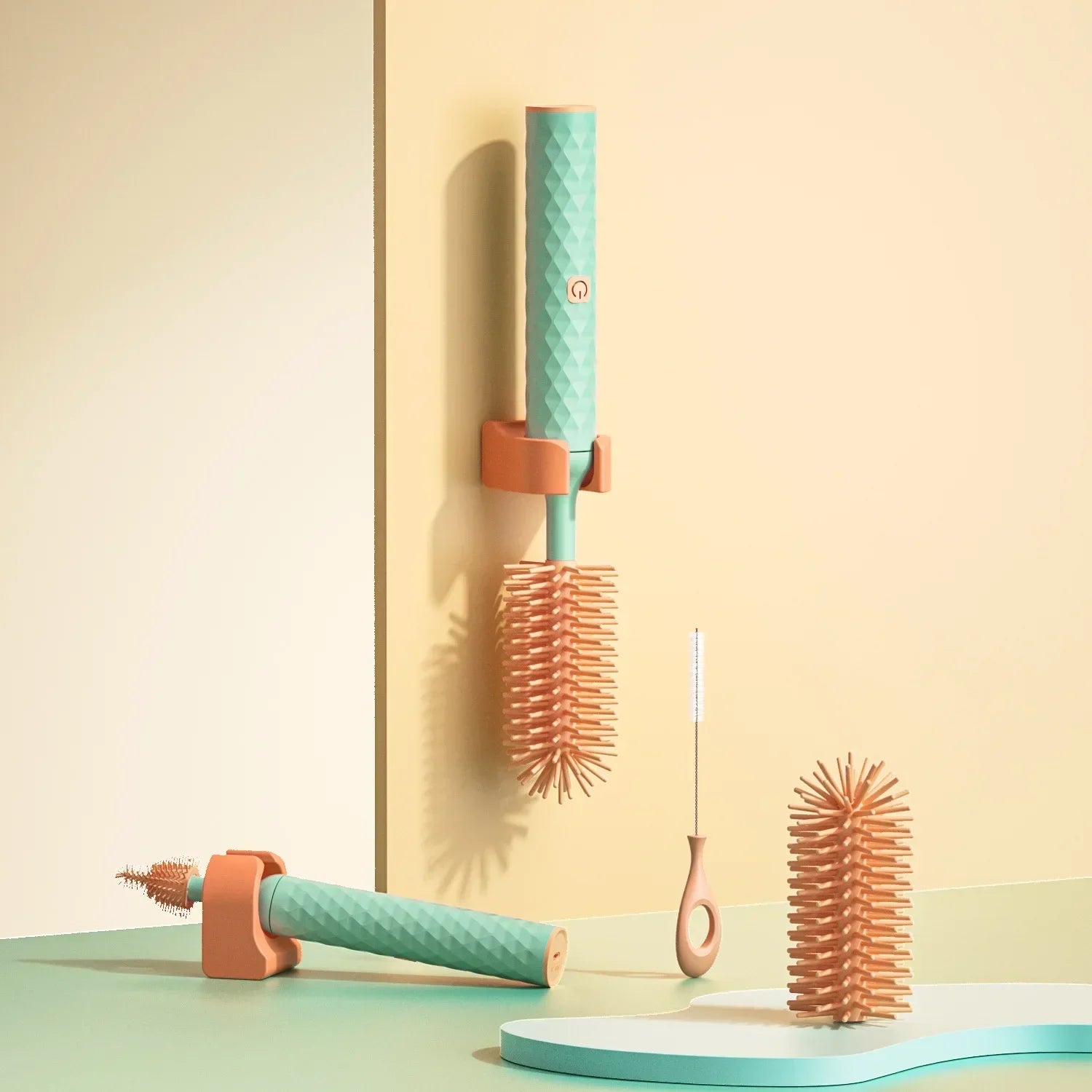 Rotating Baby Bottle Brush Cleaner