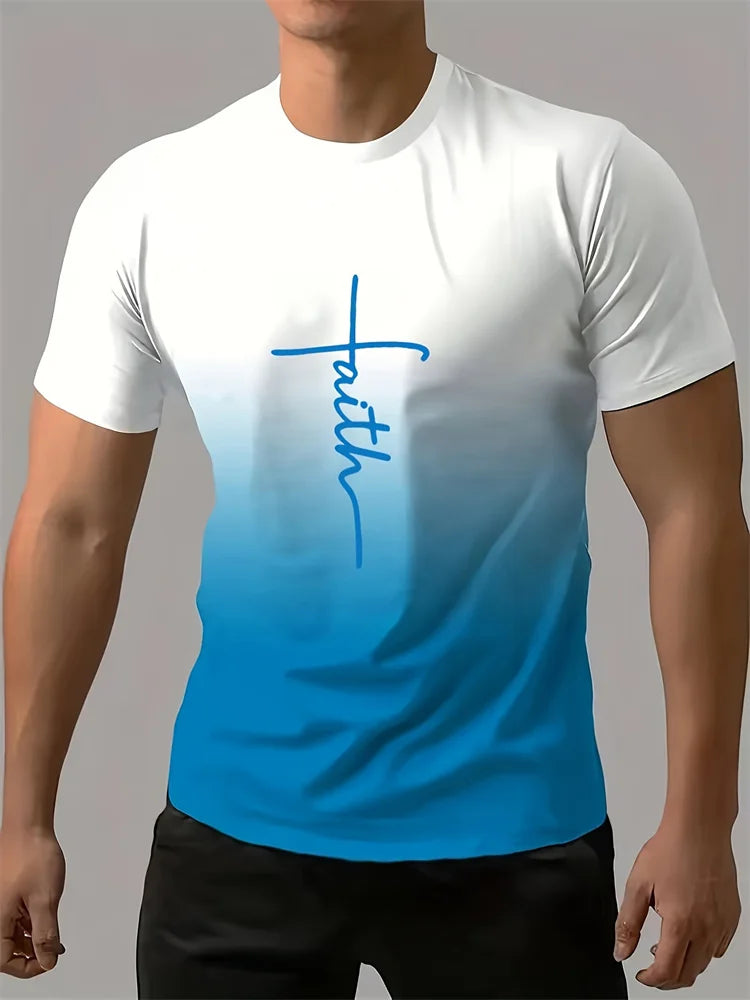 Faith & Color Men’s Summer T – Shirt