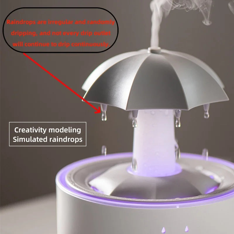 Colorful Raindrop Umbrella Humidifier 