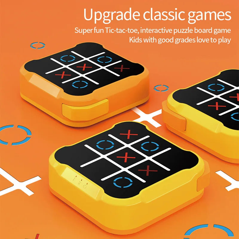 3-in 1 portable Puzzle Tic-Tac-Toe Board Game 