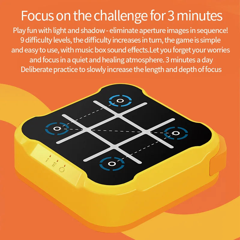 3-in 1 portable Puzzle Tic-Tac-Toe Board Game 