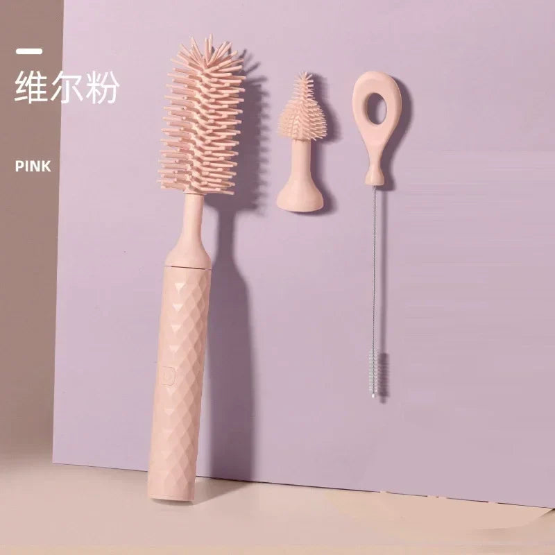 Rotating Baby Bottle Brush Cleaner
