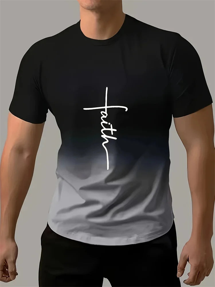 Faith & Color Men’s Summer T – Shirt