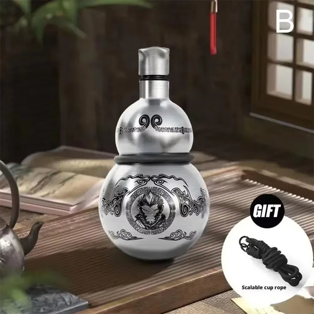 Black myth Wukong 500ML  Gourd Water Bottle 