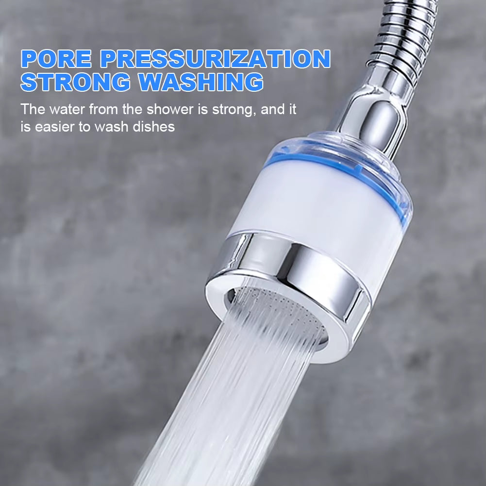 2-40PCS Faucet Water Clean Filter Purifier 360 Degree Rotating Splash Filters Faucet Adapter Water Saving for Household Kitchen