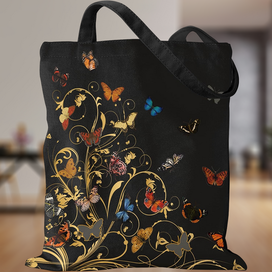 Stylish Canvas Shoulder Bag – Affordable & Reusable
